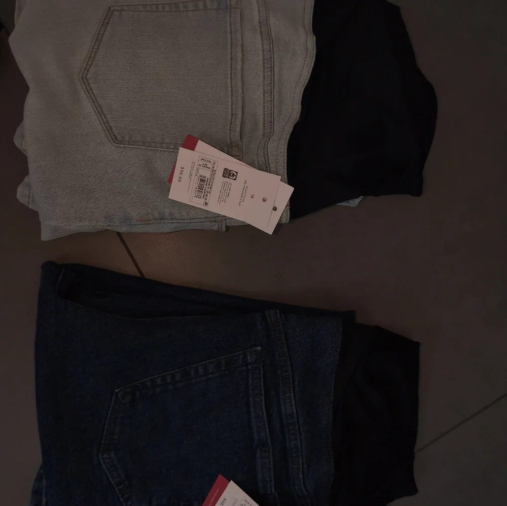 Womans Maternity New  Blue Jeans Pants Pregnancy - Picture 6 of 17